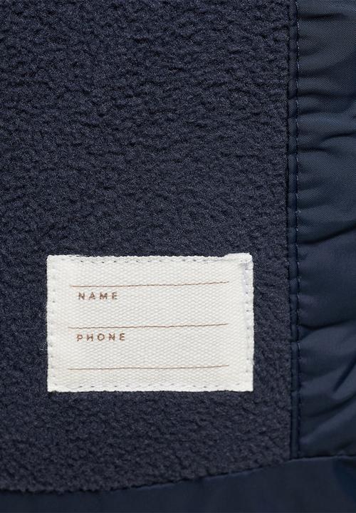 MANGO - Anorak amerlong - navy