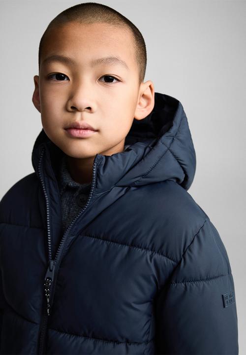 MANGO - Anorak amerlong - navy