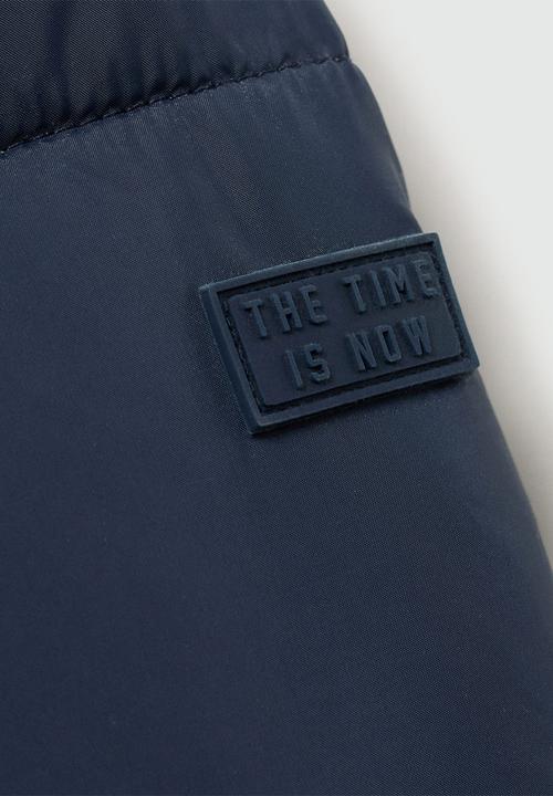 MANGO - Anorak amerlong - navy