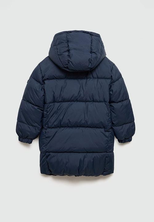 MANGO - Anorak amerlong - navy