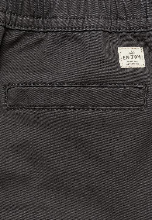 MANGO - Trousers cargob7 - charcoal