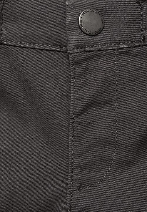 MANGO - Trousers cargob7 - charcoal