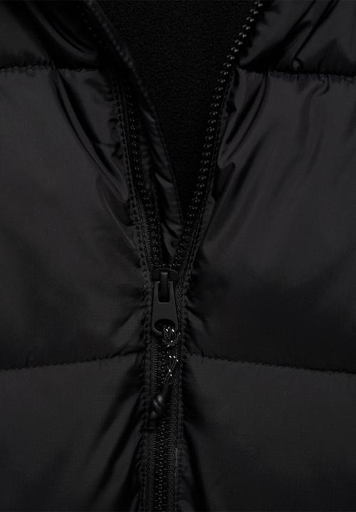 MANGO - Anorak amerlong - black