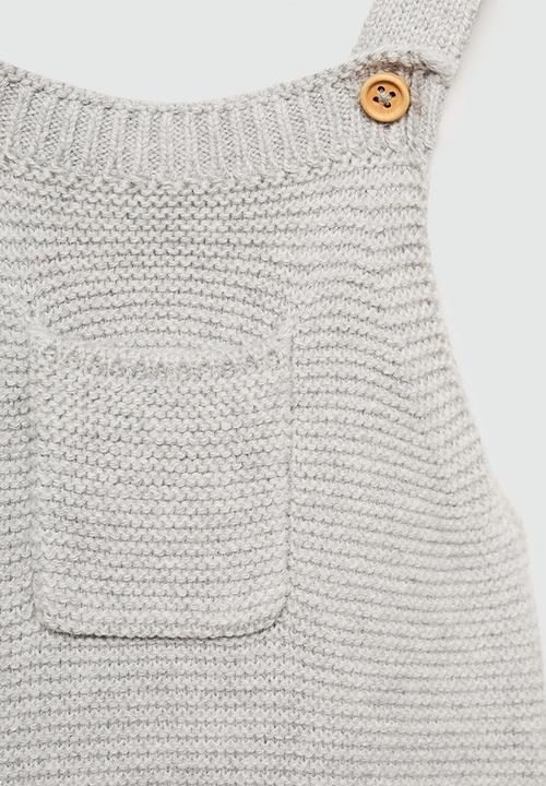 MANGO - Dungarees brest7 - medium gray