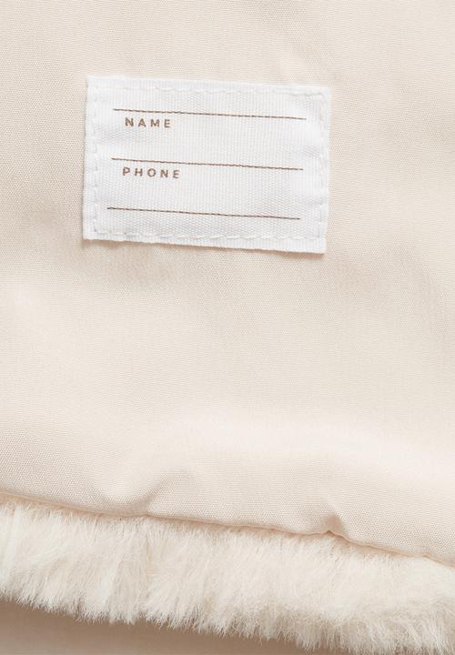 MANGO - Waistcoat canela - light beige