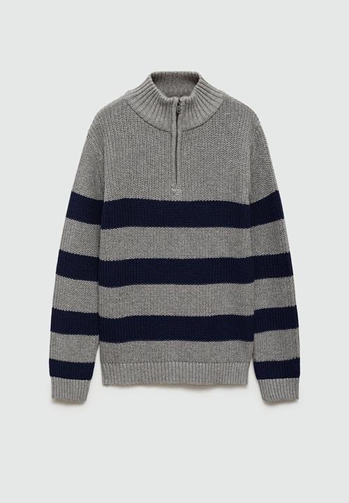 MANGO - Sweater zack - medium gray