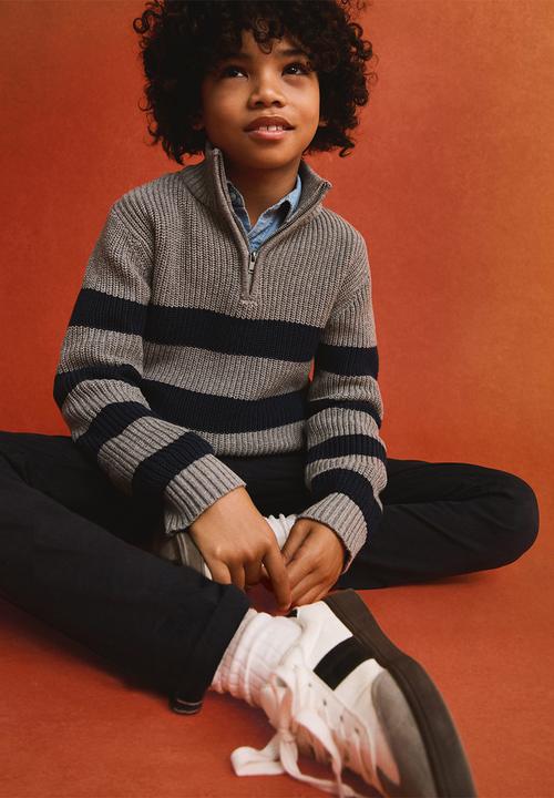 MANGO - Sweater zack - medium gray
