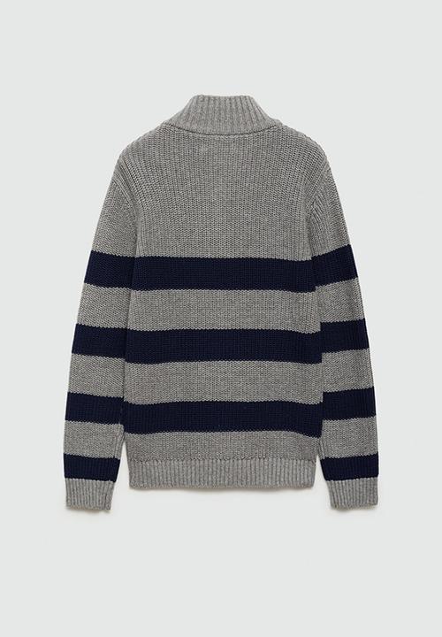MANGO - Sweater zack - medium gray
