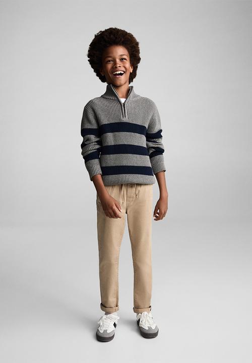MANGO - Sweater zack - medium gray
