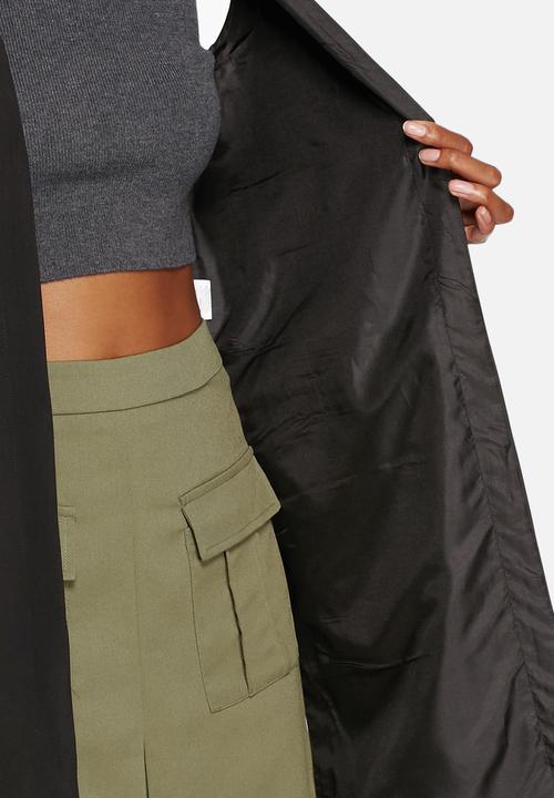 Lola May - Longline jacket with back panel