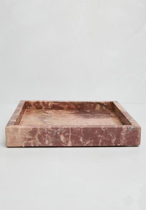Sixth Floor - Blush Marble Tray