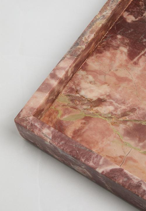 Sixth Floor - Blush Marble Tray
