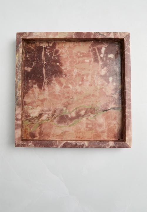 Sixth Floor - Blush Marble Tray
