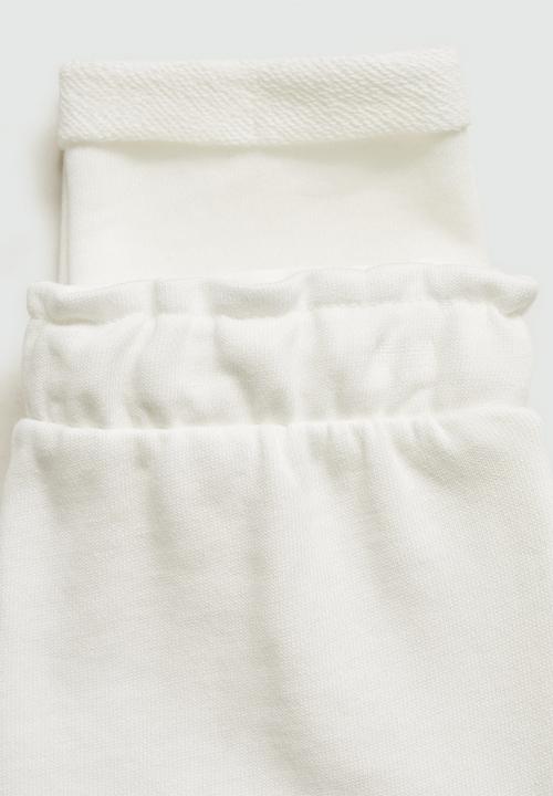 MANGO - Trousers vienab - natural