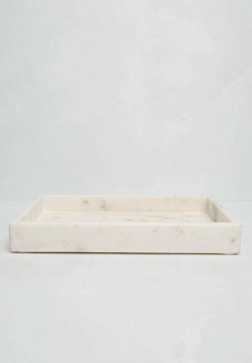Sixth Floor - White marble tray