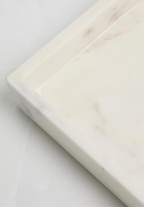 Sixth Floor - White marble tray