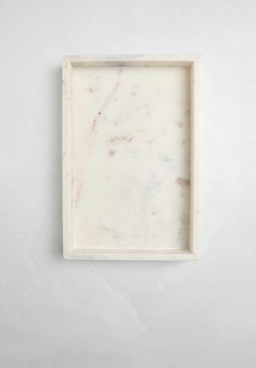 Sixth Floor - White marble tray