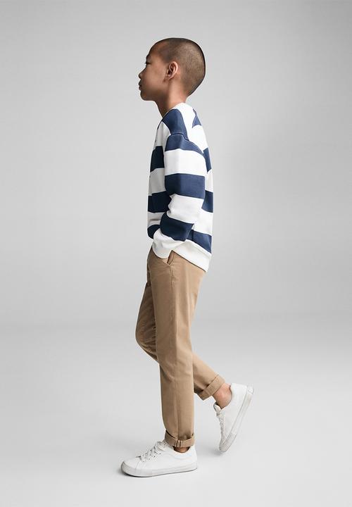 MANGO - Trousers franky7 - light pastel brown