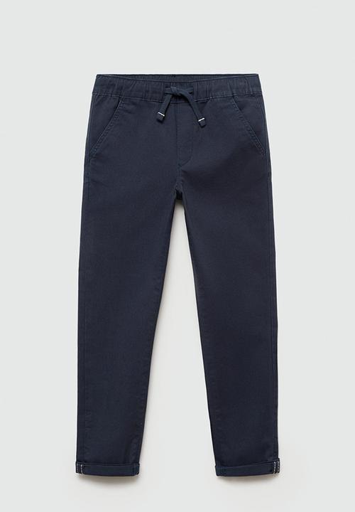 MANGO - Trousers franky7 - navy