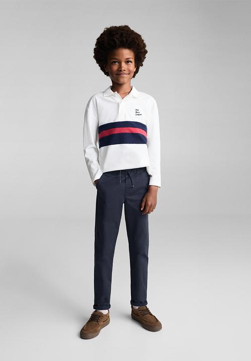MANGO - Trousers franky7 - navy