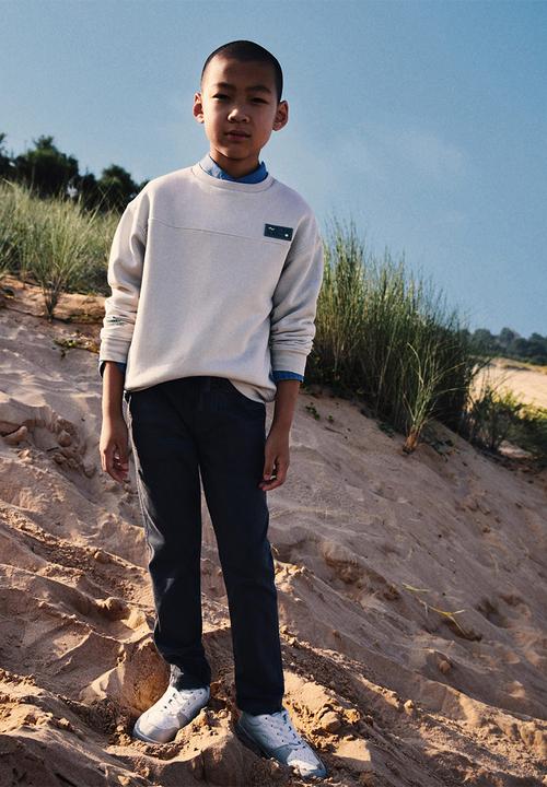 MANGO - Trousers joel - charcoal