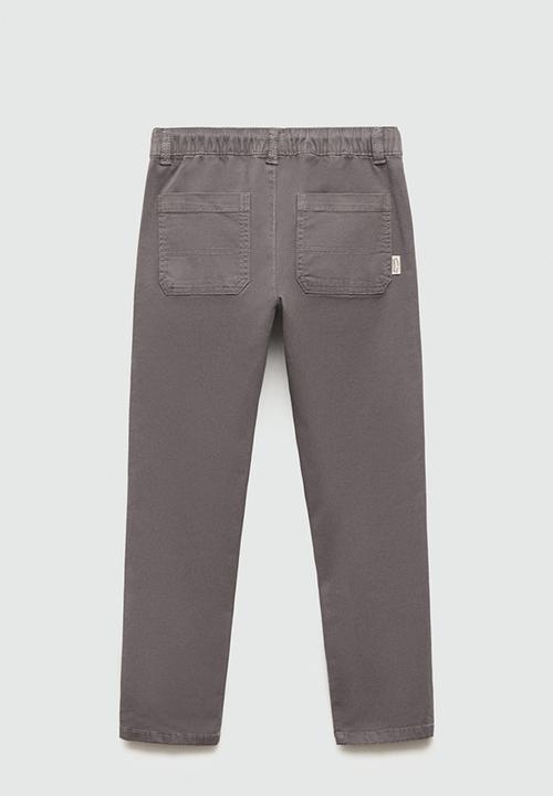 MANGO - Trousers joel - charcoal