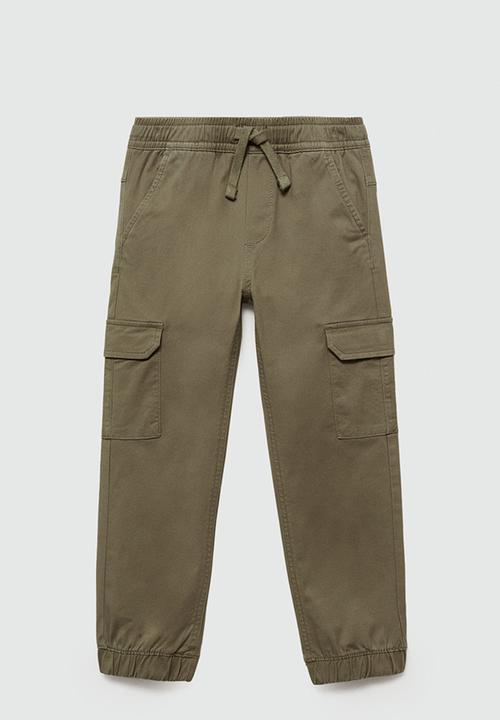 MANGO - Trousers kenia - khaki