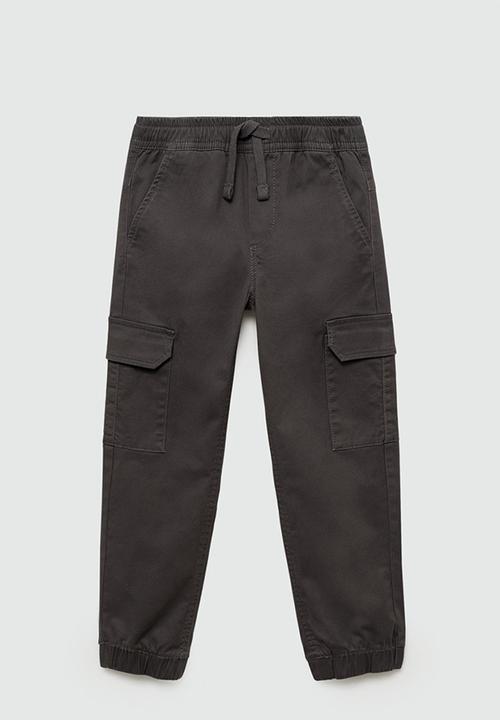 MANGO - Trousers kenia - charcoal