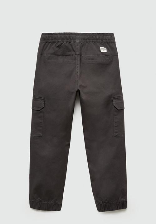 MANGO - Trousers kenia - charcoal