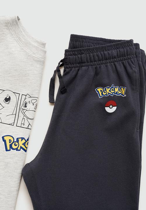 MANGO - Pijama pack pokeglow - charcoal