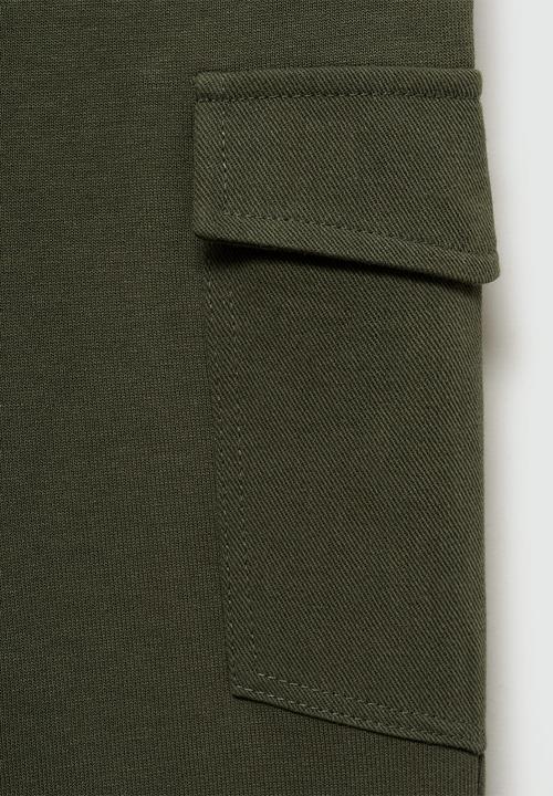 MANGO - Trousers cargo - khaki