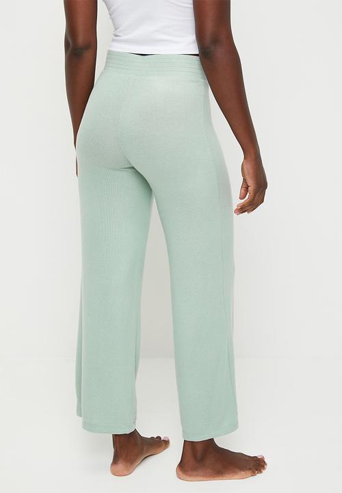 Cotton On - Super Soft Asia Fit V Front Pant - Washed Mint