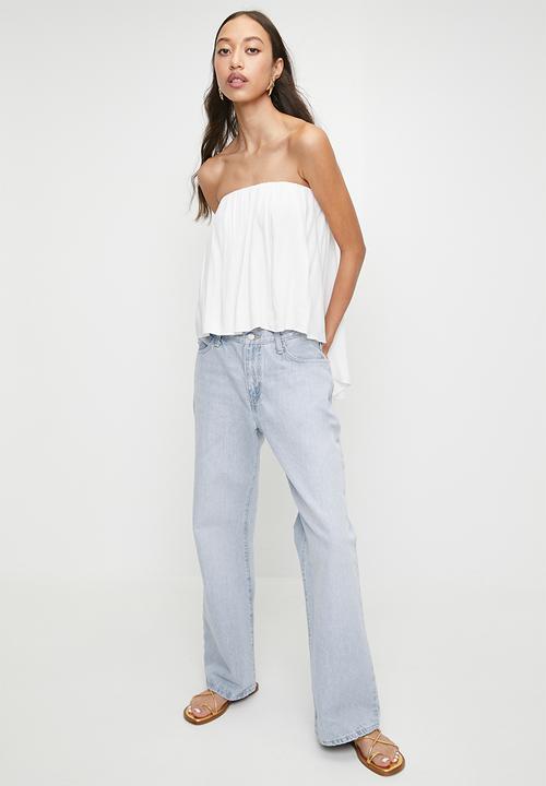 Superbalist - Hanky bandeau shell - white