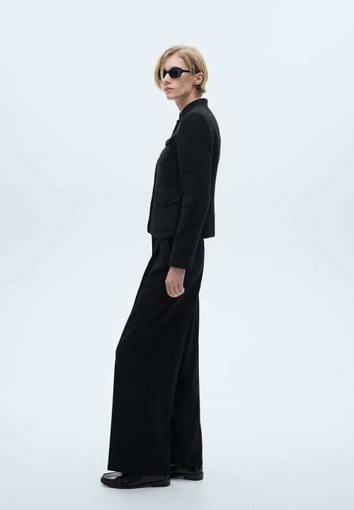 MANGO - Trousers Gera - Black