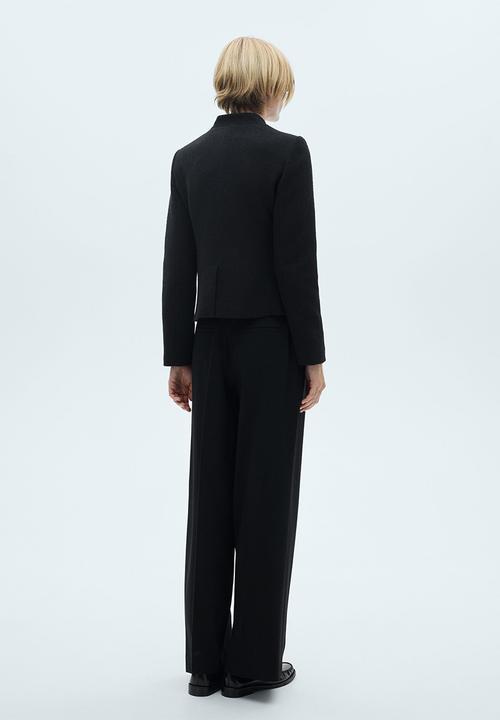 MANGO - Trousers Gera - Black