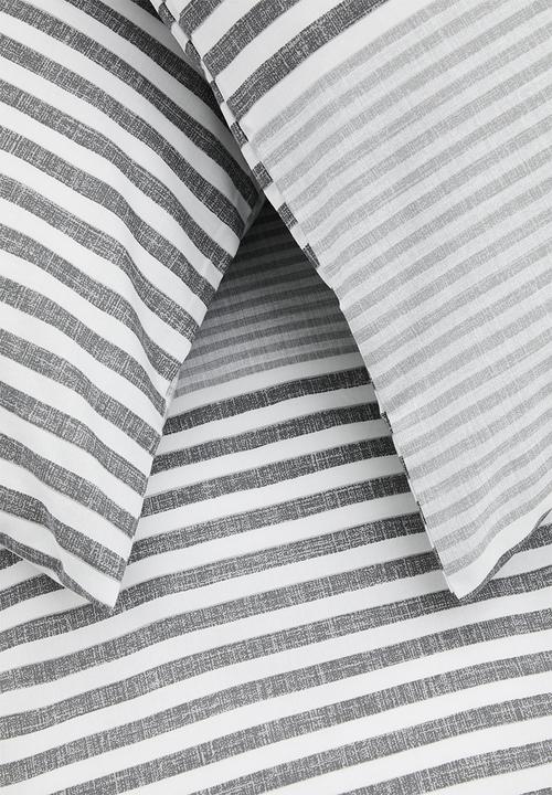 Sixth Floor - Multi Stripe Cotton Blend Duvet Set