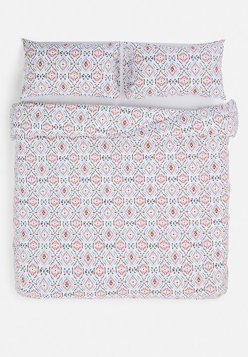 Sixth Floor - Adeliza Watercolour Cotton Blend Duvet Set