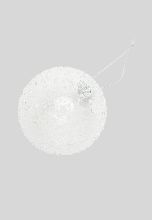 H&M - Glass christmas tree bauble - transparent