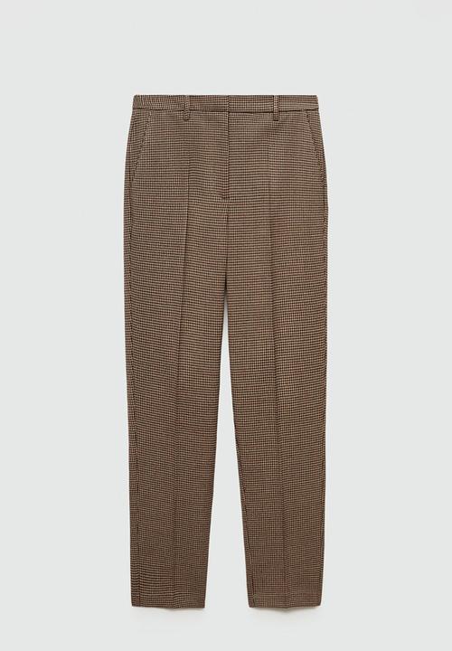 MANGO - Trousers Warm - Dark Red