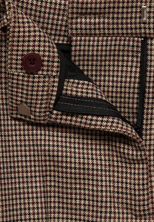 MANGO - Trousers Warm - Dark Red
