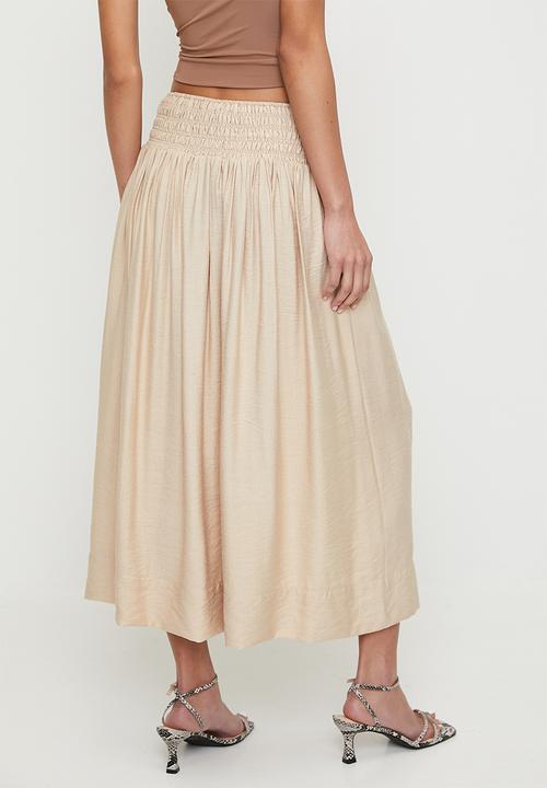 Superbalist - Capri linen full skirt - neutral