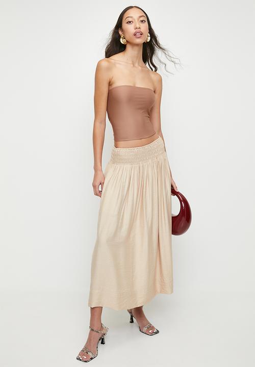 Superbalist - Capri linen full skirt - neutral