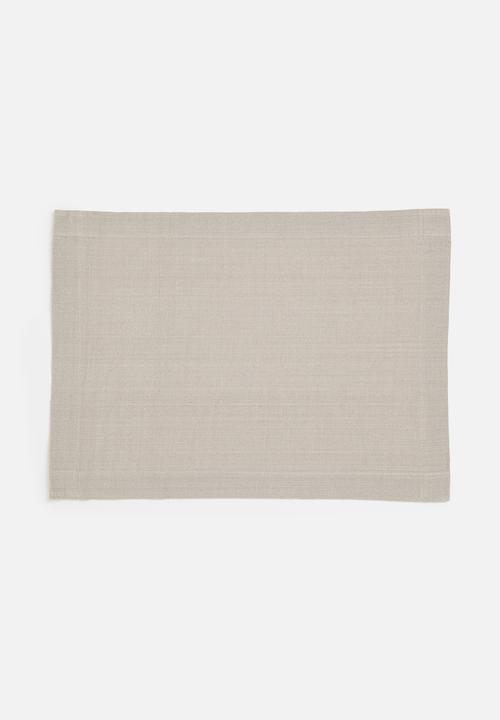 Excellent Houseware - Amani placemat set - taupe