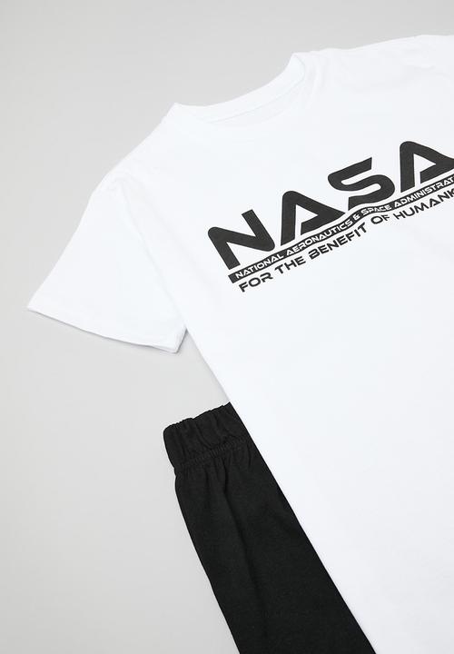 Pop Candy - Nasa pj set - white & black