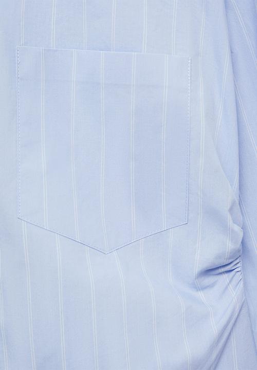 MANGO - Shirt Fru -  Light Pastel Blue