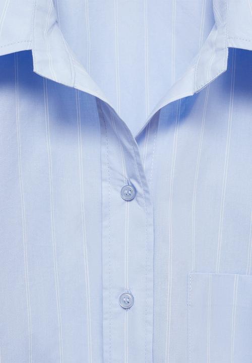 MANGO - Shirt Fru -  Light Pastel Blue