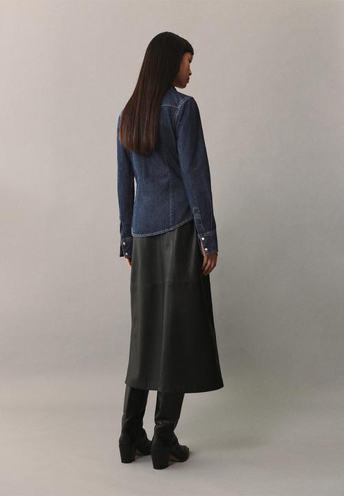 MANGO - Shirt Rodeo -  Open Blue