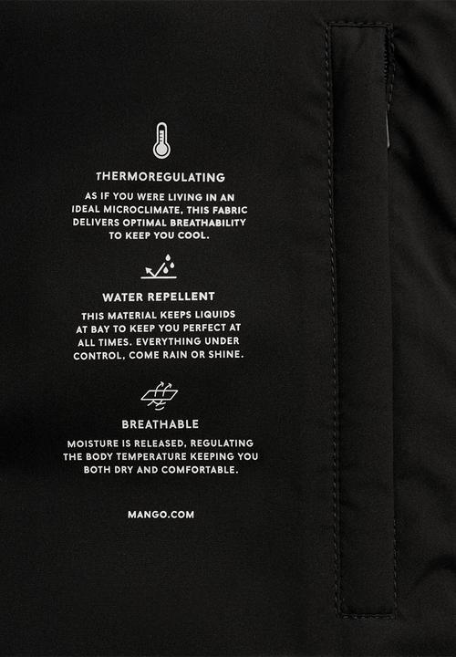 MANGO - Anorak Bego  - Black