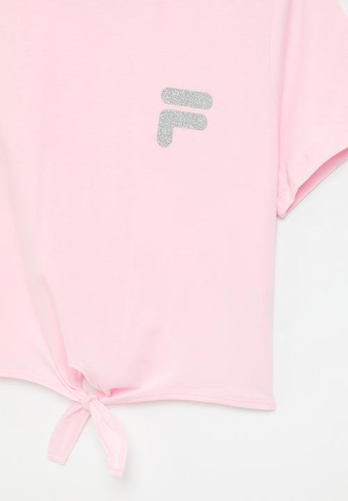 FILA - Greta Crop Knot Top-Ballet Slipper