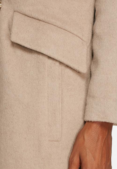 Native Youth - Longline brushed overcoat